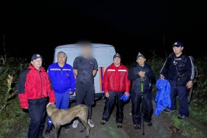 Ночью спасатели нашли на Кок-Жайляу потерявшегося туриста