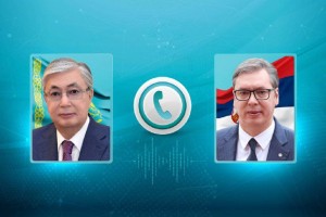 
                    Токаев провел телефонный разговор с Президентом Сербии
                