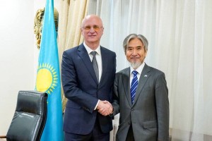 Скляр встретился с послом Японии в Казахстане