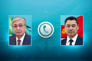 Токаев поблагодарил президента Кыргызстана за помощь