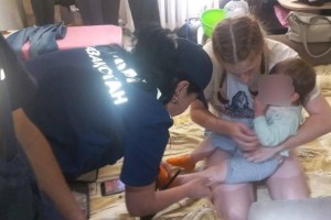 В Уральске спасли застрявшего в стиральной машине ребенка