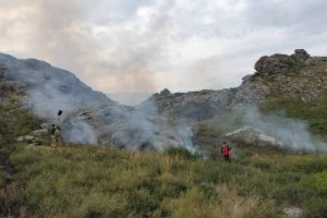 Загорание из-за удара молнии ликвидировано в Курчумском районе ВКО