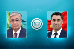 
                    Токаев поздравил Президента Кыргызстана
                