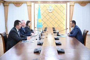 
                    Спикер Сената встретился с гендиректором «Тенгизшевройл»
                