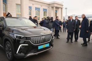 Эрдоган подарил Токаеву электромобиль TOGG турецкого производства
