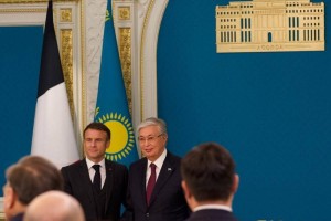 
                    Макрон написал пост о Казахстане
                