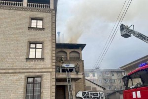 В Алматы в одном из кафе произошел пожар