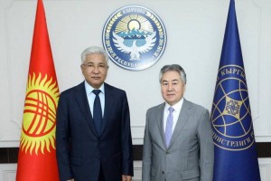 
                    О чем говорили Имангали Тасмагамбетов и глава МИД Кыргызстана
                