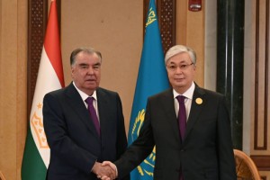 Касым-Жомарт Токаев провел встречу с Президентом Таджикистана Эмомали Рахмоном