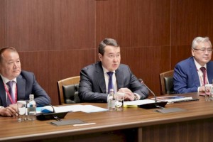 
                    Алихан Смаилов встретился с руководителями крупных российских компаний
                