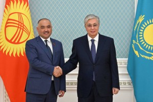 Президент Казахстана принял председателя Жогорку Кенеша Кыргызстана