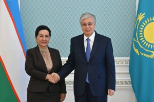 
                    Президент Казахстана принял председателя Сената Олий Мажлиса Узбекистана
                