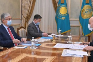 
                    Главе государства доложили о реализации Программы повышения доходов населения
                