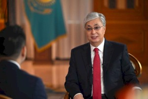 
                    Президент Казахстана дал интервью китайскому телеканалу CCTV
                