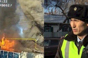 
                    Появились подробности спасения женщины из горящего дома в Алматы
                