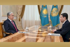 
                    Глава государства принял председателя Мажилиса Парламента Кошанова
                