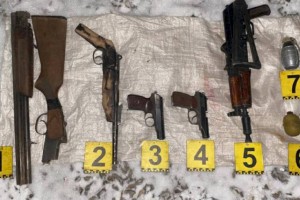 
                    В Алматинской области найден очередной схрон с оружием и боеприпасами
                