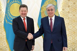 
                    Президент Казахстана принял главу «Газпрома» Алексея Миллера
                