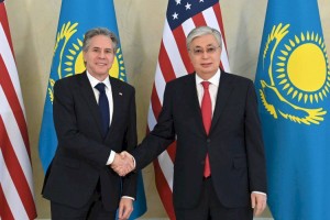 
                    Президент Казахстана принял Госсекретаря США
                
