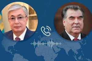 Состоялся телефонный разговор президентов Казахстана и Таджикистана