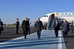 
                    Касым-Жомарт Токаев прибыл в Самарканд
                