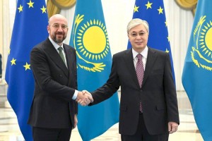 
                    Касым-Жомарт Токаев провел переговоры с Президентом ЕС Шарлем Мишелем
                