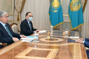 Касым-Жомарт Токаев принял посла Казахстана в Великобритании Магжана Ильясова