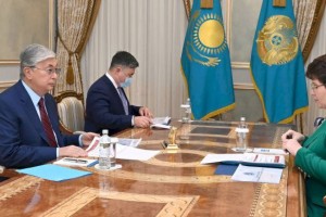 Глава государства принял председателя Счетного комитета Наталью Годунову