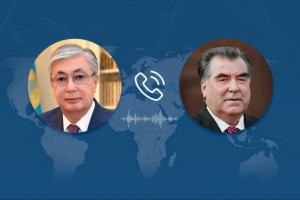 Касым-Жомарт Токаев поздравил Эмомали Рахмона с юбилеем