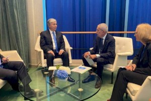 Касым-Жомарт Токаев провел переговоры с Президентом Австрии Александром Ван дер Белленом