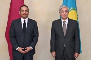 Президент Казахстана принял главу МИД Катара