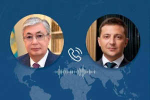 Президент Казахстана провел телефонные переговоры с Президентом Украины