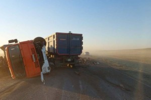 
                    Жуткая авария произошла в Актюбинской области
                