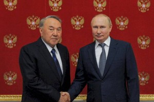 
                    Нурсултан Назарбаев встретился с Путиным в Москве
                