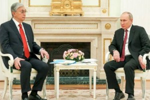 
                    Касым-Жомарт Токаев и Владимир Путин обсудили развитие двусторонних отношений
                