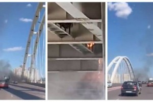 
                    Столичные спасатели ликвидировали пожар на мосту «Архар»
                