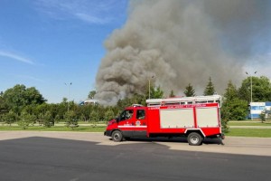 
                    На одном из рынков Алматы произошел пожар
                