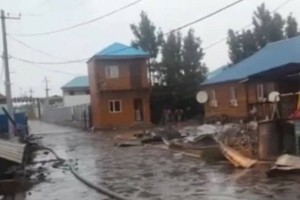 
                    Крупный пожар на побережье Алаколя: сгорели 4 базы отдыха
                