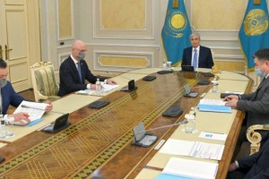Президент РК провел встречу с главой «АрселорМиттал»