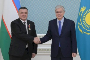 
                    Токаев принял председателя законодательной палаты Олий Мажлиса Узбекистана
                