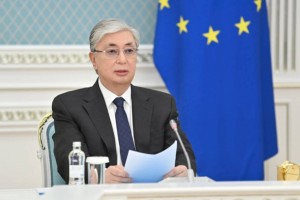 
                    Касым-Жомарт Токаев обсудил ситуацию в Казахстане с председателем ЕС
                