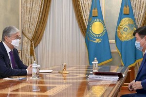 Президент принял председателя Верховного суда Жакипа Асанова