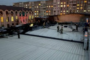
                    Алматинские пожарные за полчаса справились с огнем, охватившим кровлю кафе Shafran
                