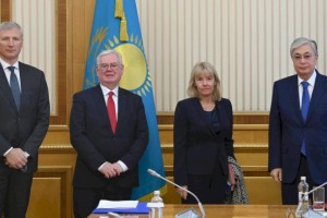 
                    Президент Казахстана принял делегацию Европейского Союза
                