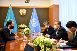 
                    Глава МИД РК провел встречи с руководством ООН в Нью-Йорке
                