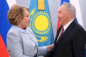 
                    Нурсултан Назарбаев встретился с Валентиной Матвиенко
                