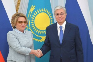 
                    Сотрудничество Казахстана и России обсудили Касым-Жомарт Токаев и Валентина Матвиенко
                