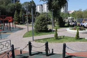 
                    В Ауэзовском районе Алматы создан новый общественный сквер
                