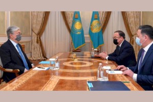 
                    Глава государства принял Спецпредставителя по международному сотрудничеству
                