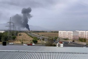 
                    Склад горит в Алматинской области
                